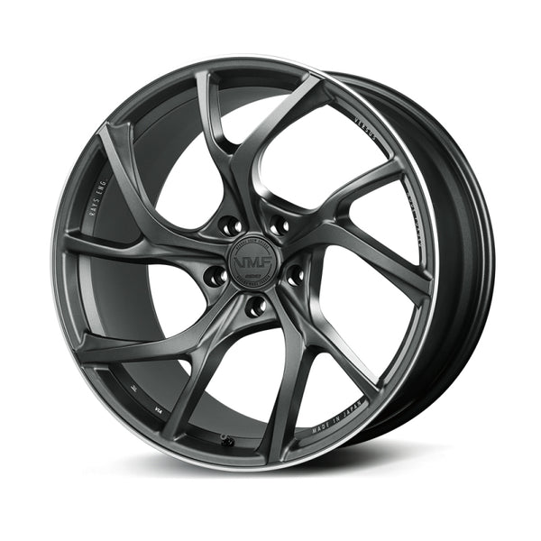Versus VMF C-01 20x8.5 +45 5x108 Matte Gunblack / Rim Edge DC - WTVCAV45RMK by Versus