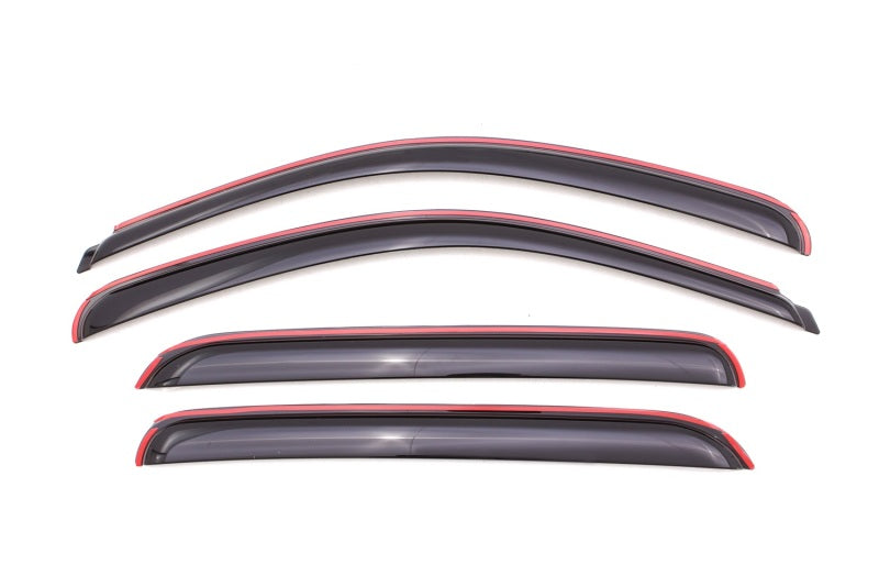 AVS 21-22 Hyundai Santa Cruz In-Channel Ventvisor Front &amp; Rear Window Deflectors 4pc - Smoke - 194519