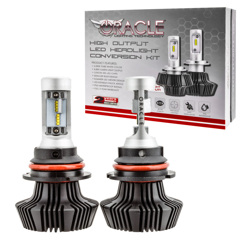 Oracle 9007 4000 Lumen LED Headlight Bulbs (Pair) - 6000K SEE WARRANTY - 5241-001