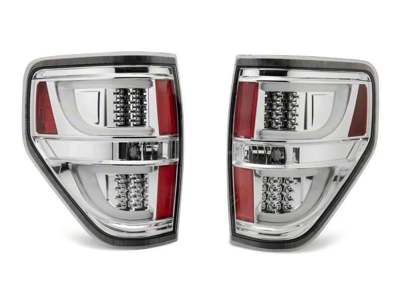 Raxiom 09-14 Ford F-150 Styleside G2 LED Tail Lights- Chrome Housing- Clear Lens - T542857 - close-up view 6
