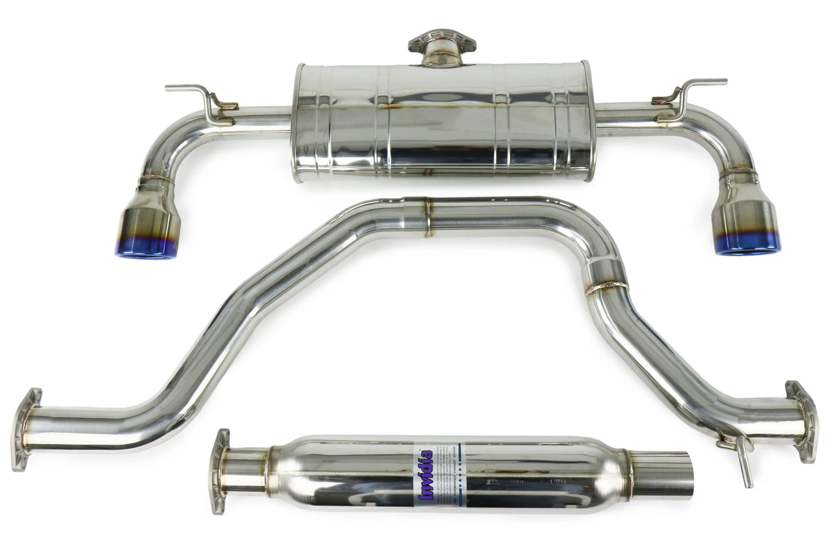 Invidia 15+ VW Golf GTI Q300 Rolled Titanium Tip Cat-Back Exhaust - HS13GF7G3T