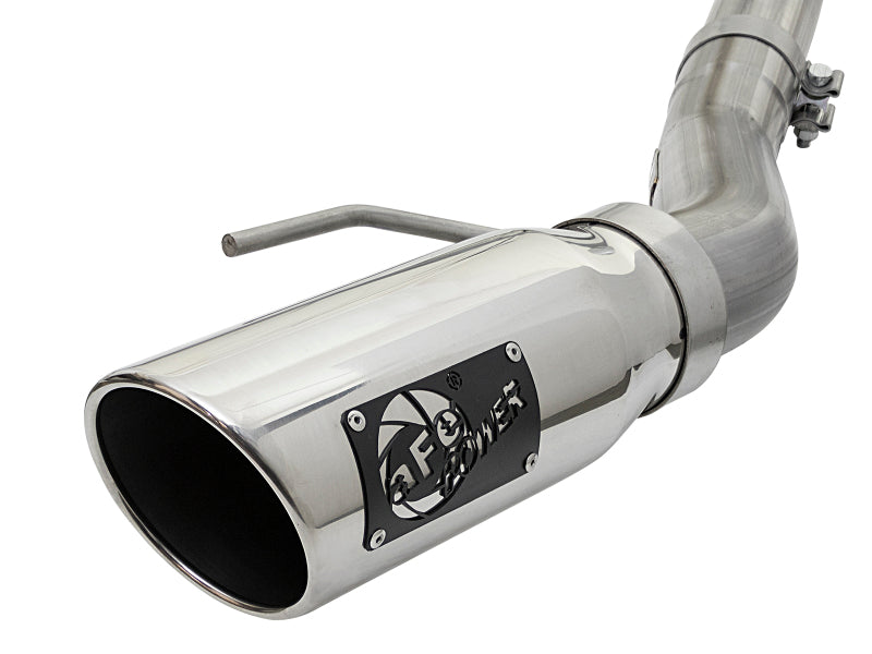 aFe MACHForce XP Exhaust Cat-Back SS-409 2017 Ford F-150 Raptor V6-3.5L (tt) w/ Polished Tips - 49-43045-P