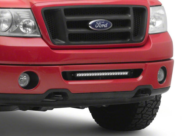 Raxiom 06-08 Ford F-150 Front Bumper Mounted 20in LED Light Bar/Bracket - T621253 - front view