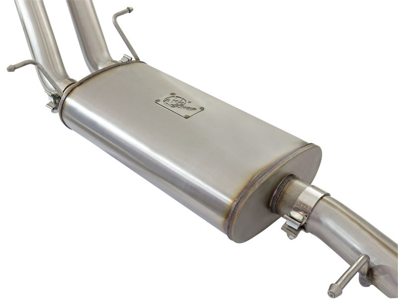 aFe MACH Force-Xp 3in CB SS Dual Exhaust w/Black Tips 09-16 GM Silverado/Sierra 4.3L/4.8L/5.3L - 49-44071-B
