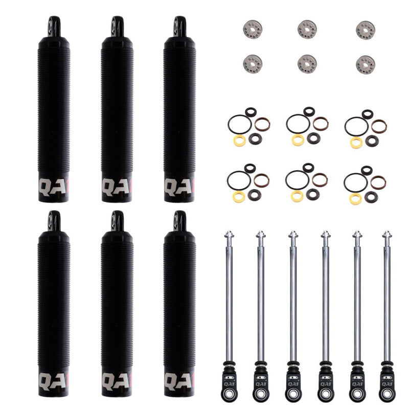 QA1 20.30 Eye-B/Eye-B V-None Dry LD Piston Shock Large Aluminum Coilover 13.38 - 6 Pack - 6Q7RLD-DRY-6PK