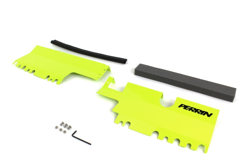 Perrin 15-21 WRX/STI Radiator Shroud (Without OEM Intake Scoop) - Neon Yellow - PSP-ENG-512-2NY