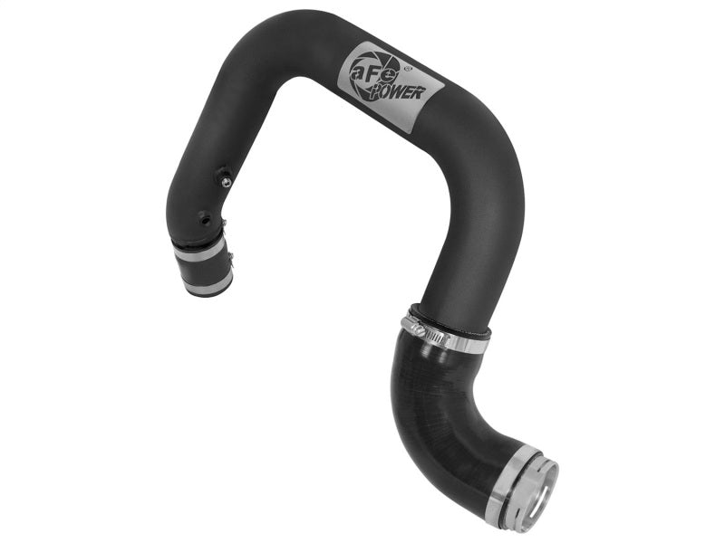 aFe BladeRunner 2.5in Black IC Tube Hot Side w/ Coupling &amp; Clamp Kit 2016 GM Colorado/Canyon 2.8L - 46-20268-B