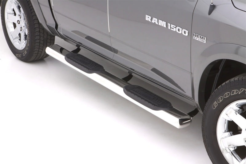 Lund 10-17 Dodge Ram 2500 Crew Cab 6in. Oval Straight SS Nerf Bars - Polished - 24385007