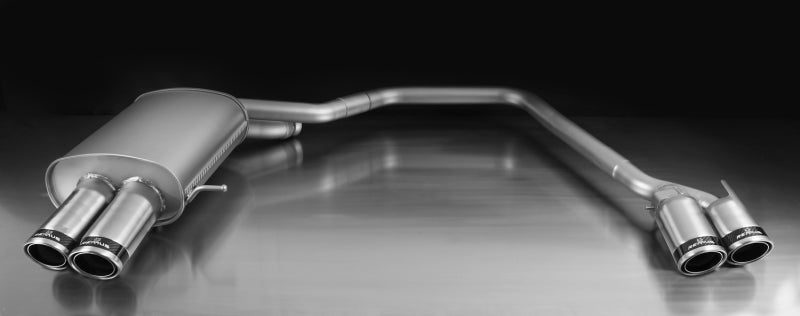 Remus 2010 BMW 5 Series F10 Sedan / F11 Touring Sport Axle Back Exhaust w/Carbon Ring Tail Pipes - 087112 1584CS