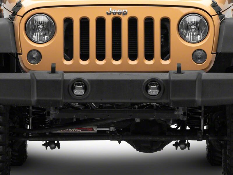 Raxiom 07-18 Jeep Wrangler JK Axial Series Vision LED Fog Lights - J189615 - close-up view 7