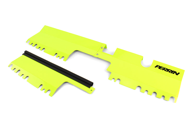 Perrin 15-21 WRX/STI Radiator Shroud (With/Without OEM Intake Scoop) - Neon Yellow - PSP-ENG-512NY