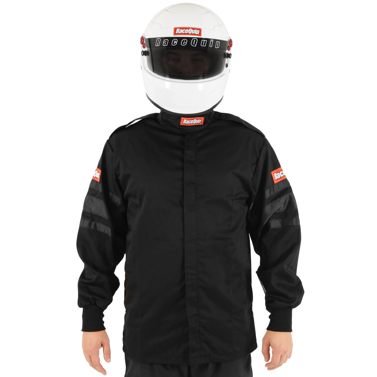 RaceQuip Black SFI-1 1-L Jacket - Medium Tall