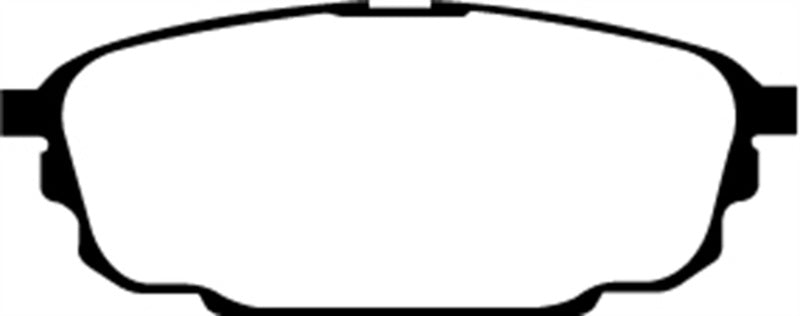 EBC 01-04 Mazda Protege 2.0 (Rear Rotors) Yellowstuff Rear Brake Pads - DP41700R