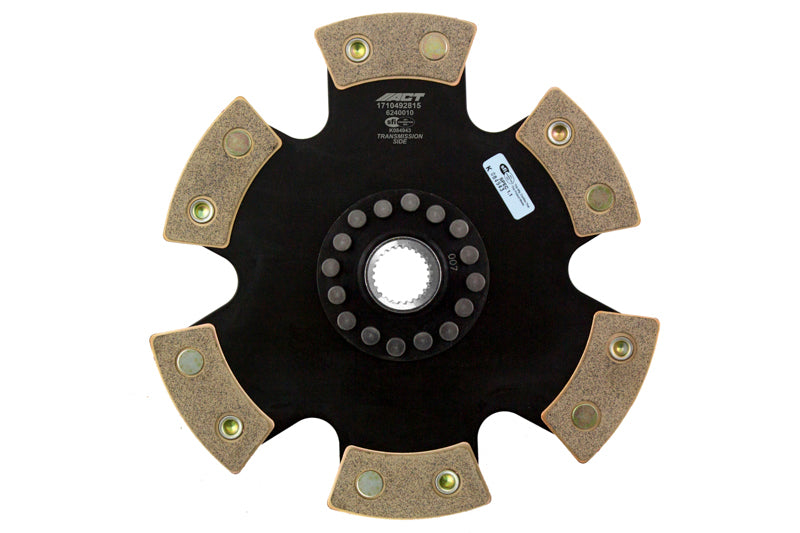 ACT 2017 Honda Civic 6 Pad Rigid Race Disc - 6240010