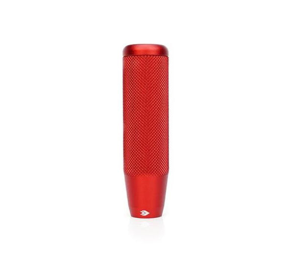 NRG Shift Knob Knurl Hidden Gem Short Red - SK-800RD - front view