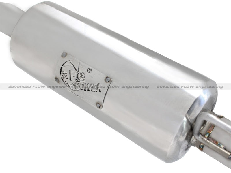 aFe Takeda Exhaust Cat-Back 304 Stainless Steel 11-14 Nissan Juke L4 1.6L (t) Polished Tip - 49-36109-P