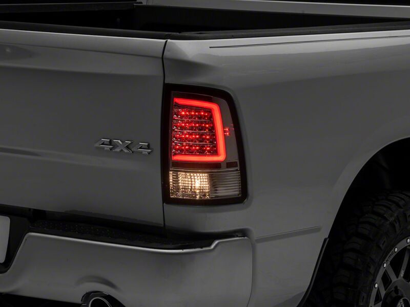 Raxiom 09-18 Dodge RAM 1500 Axial Series LED Tail Lights- Chrome Housing- Clear Lens - R113542 - close-up view 6