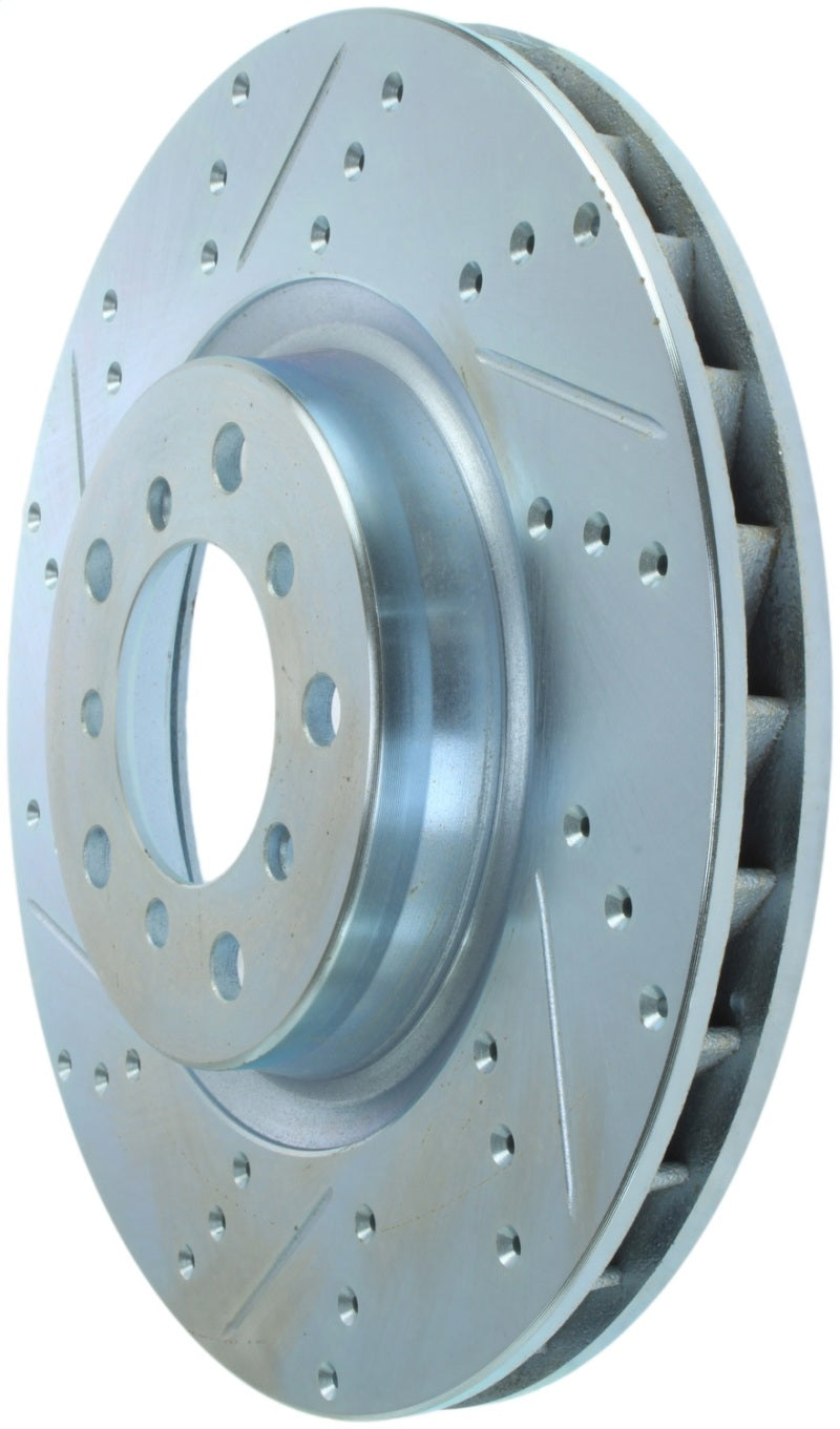 StopTech Select Sport 01-06 BMW M3 Slotted &amp; Drilled Front Right Rotor - 227.34059R