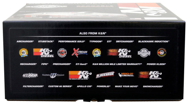 K&N Custom Round Filter 5-1/8in FLG / 11in Dia / 4-3/4in H w/VENT - 60-1180