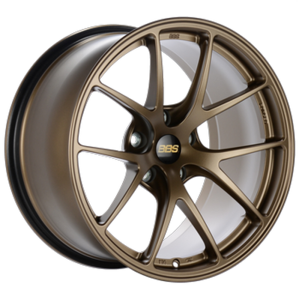 BBS RI-A 18x11 5x120 ET37 PFS Satin Bronze Wheel -82mm PFS/Clip Req - RIA048MBZ by BBS
