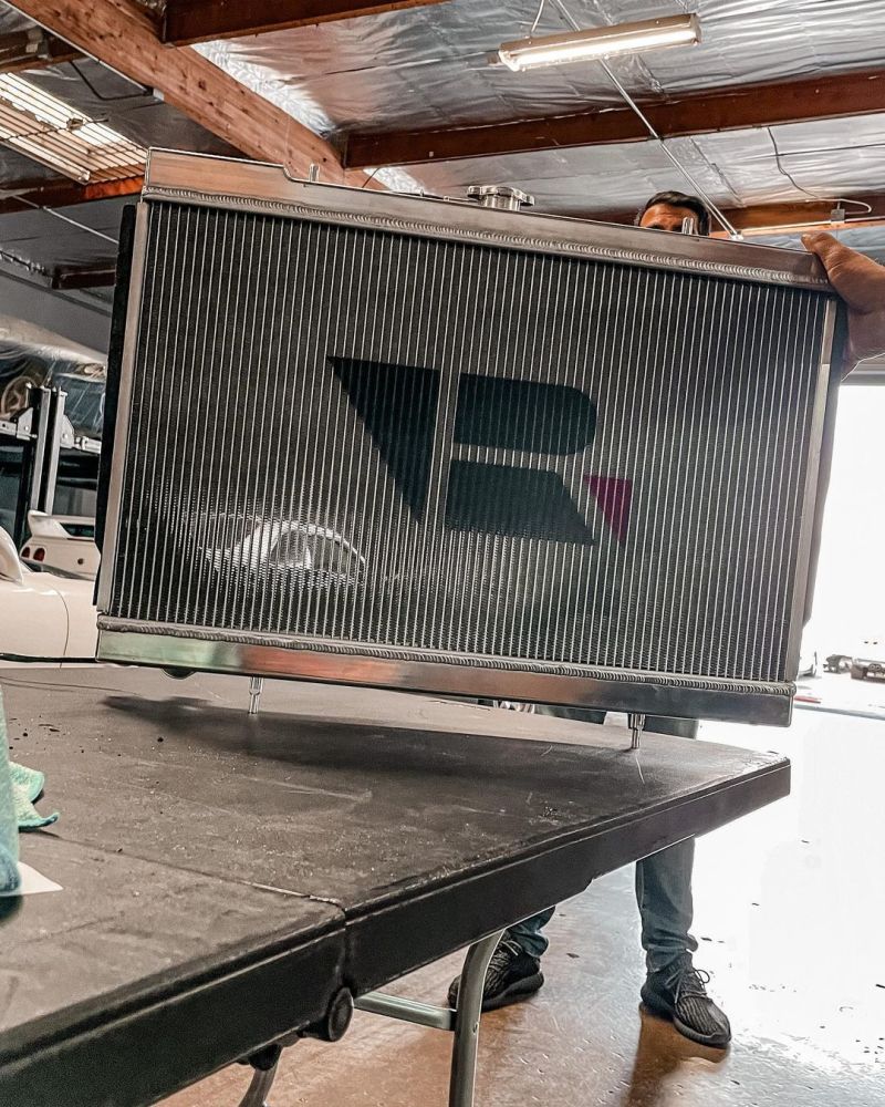 CSF R32 Nissan Skyline GT-R / GT-S Full Billet Aluminum High-Performance Radiator - Raw Finish - 7217