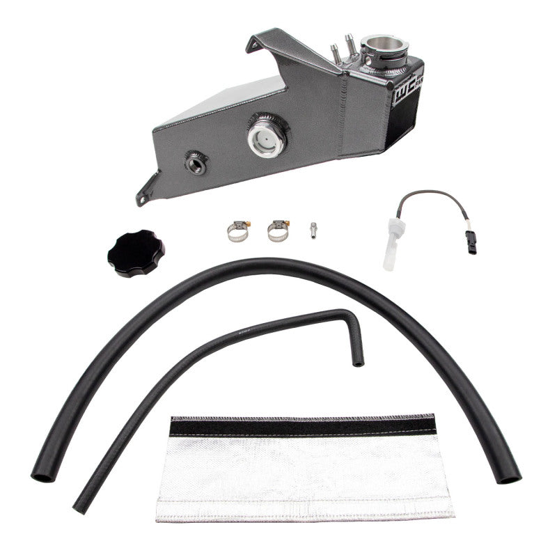 Wehrli 19-24 Cummins 6.7L OEM Placement Coolant Tank - Cat Yellow - WCF100284-CAT