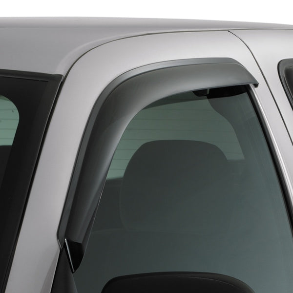 AVS 02-08 Dodge RAM 1500 Standard Cab Ventvisor Outside Mount Window Deflectors 2pc - Smoke - 92607 for 2002-2008 Dodge Ram 1