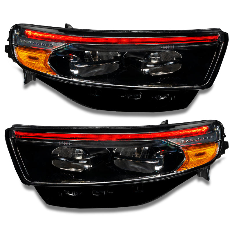 Oracle 20-22 Ford Explorer Dynamic RGB Headlight DRL Upgrade Kit - ColorSHIFT - Dynamic SEE WARRANTY - 1472-334