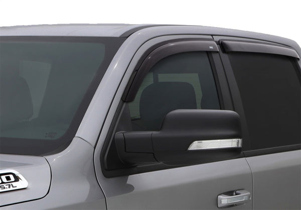 AVS 2019 RAM 1500 Crew Cab Ventvisor Outside Mount Front & Rear Window Deflectors 4pc - Smoke - 94806 for 2019-2025 Ram 1500 