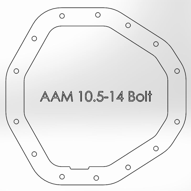 afe Rear Differential Cover (Raw; Street Series); Dodge Diesel Trucks 03-05 L6-5.9L (td) - 46-70090