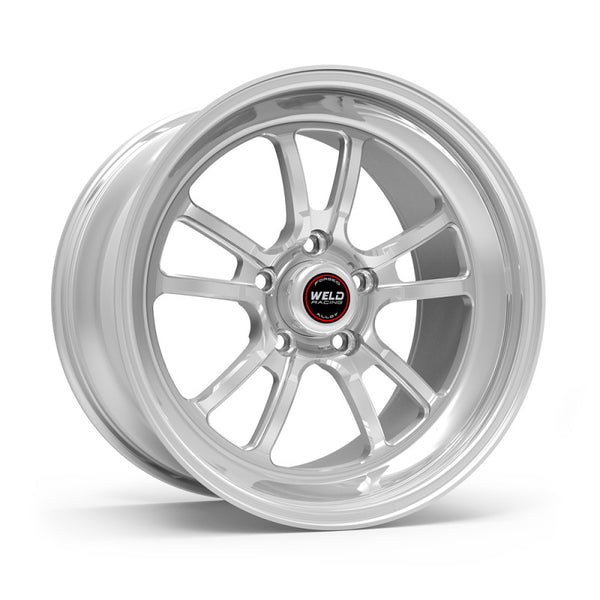 Weld S70 20x7 / 5x115mm BP / 4.3in. BS Polished Wheel (High Pad) - Non-Beadlock - 70HP0070W43A by Weld - front view