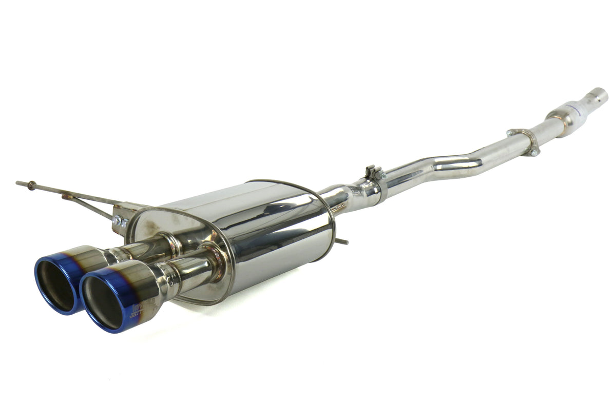 Invidia 14+ Mini Cooper S Q300 w/ Rolled Titanium Tips Cat-Back Exhaust - HS14MCSG3T