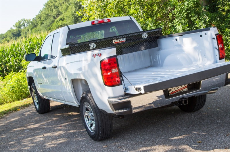 Deezee Universal Tool Box - Red Crossover - Single Lid Black BT Full Size - DZ8170B