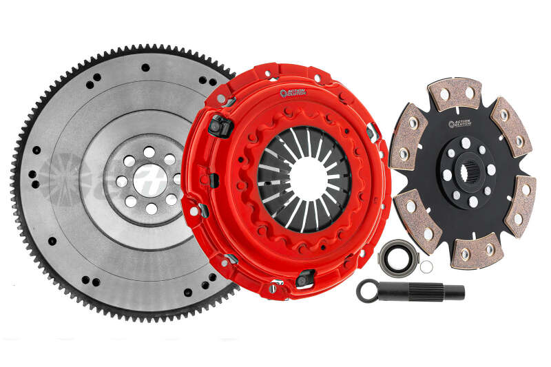 Action Clutch 12-15 Honda Civic Si 2.4L (K24Z7) Stage 4 Clutch Kit (1MD) w/OE-HD Flywheel - ACR-0668-OEHD