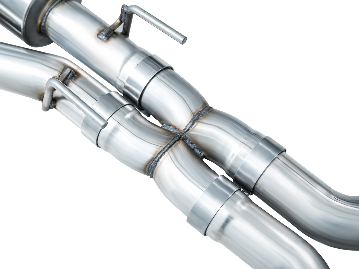 AWE Tuning 2020+ Ford Explorer ST Touring Edition Exhaust w/ Chrome Silver Tips - 3015-42625