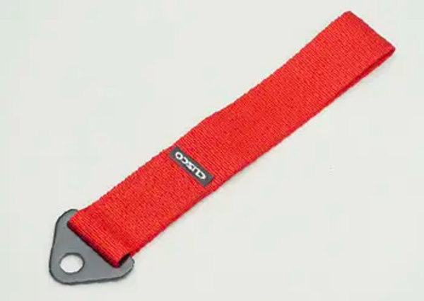 Cusco Universal Tow Strap - Red - 00B CTS RD by Cusco - front view