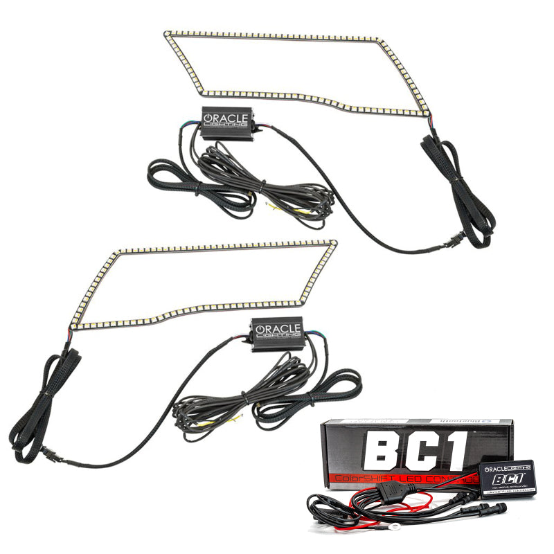 Oracle 09-18 Dodge Ram Switchback Quad Headlight Halo Kit - RGB+A + w/ BC1 Controller SEE WARRANTY - 1328-335