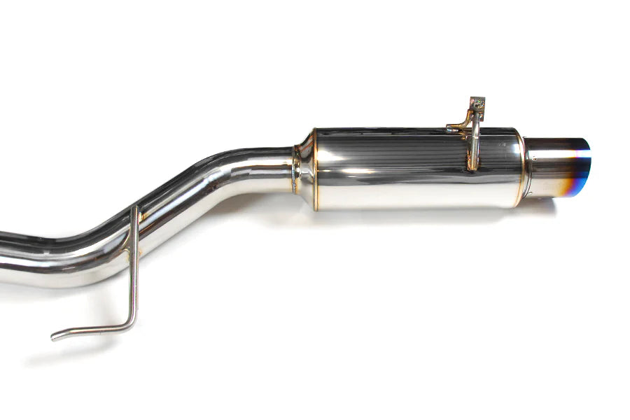Invidia 03-06 Mitsubishi Evo 8/9 76mm N1 Titanium Tip Cat-back Exhaust - HS03ML8GTT