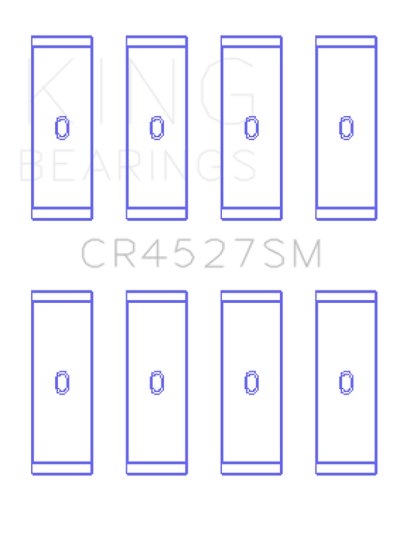 King Engine Bearings VW/Audi CAva/CAxa/Blf/Blg/Bts (Size +0.25mm) Connecting Rod Bearing Set - CR4527SM0.25