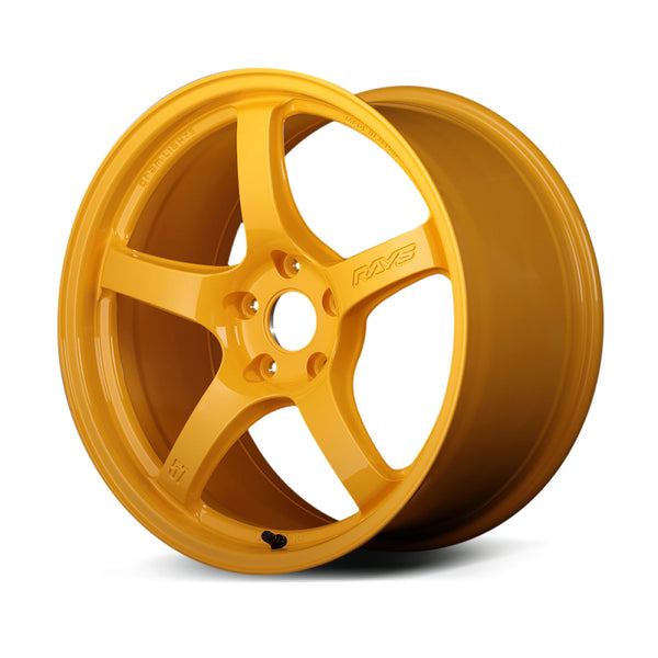 Gram Lights 57CR 18x10.5 +12 5-114.3 Mach Yellow - WGCRAC12EWXZ by Gram Lights