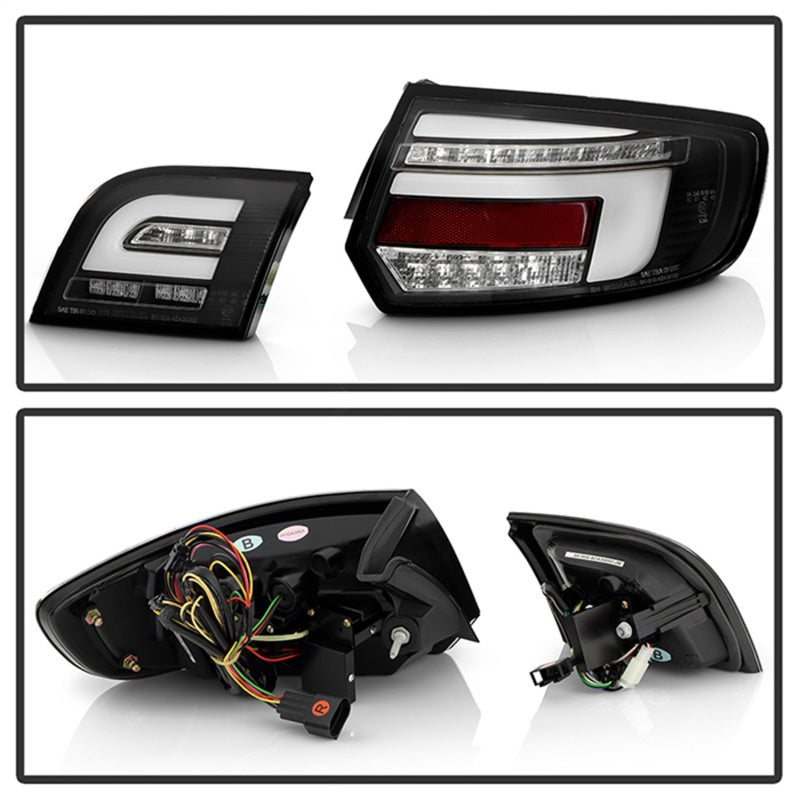 Spyder 09-13 Audi A3 Full LED Tail Lights - Black (ALT-YD-AA309-LED-BK) - 5089069