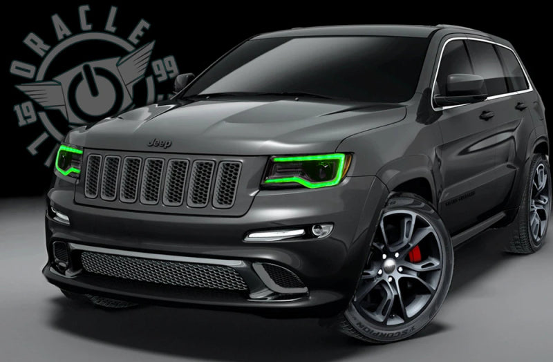 Oracle 1421 Jeep Grand Cherokee Dynamic Headlight DRL Upgrade Kit  ColorSHIFT Dynamic SEE WARRANTY - 1284-332