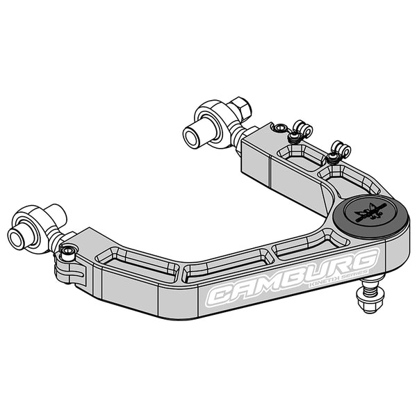 Camburg Toyota Tundra 2WD/4WD 07-21 KINETIK V2 Performance Billet Uniball Upper Arms - CAM-310187-GRY for 2008-2022 Toyota Se