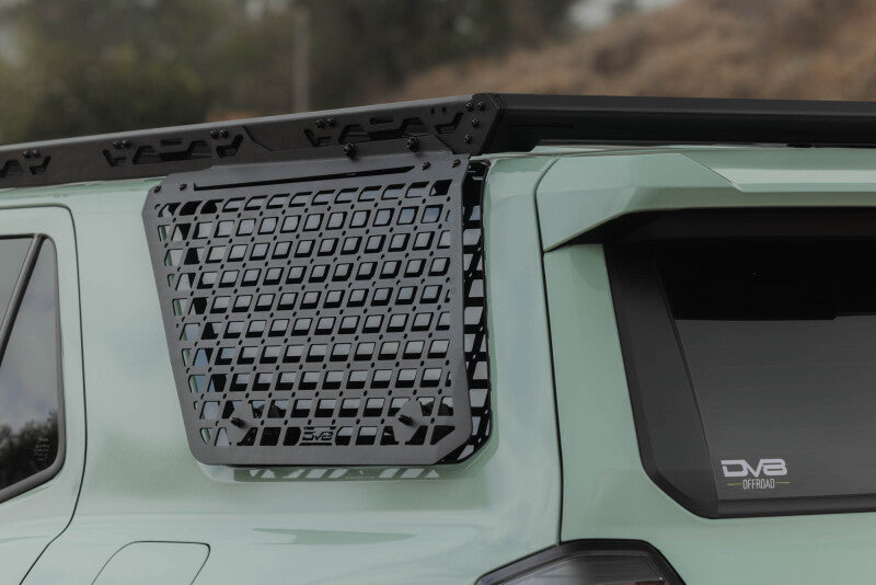 DV8 25-26 Toyota 4Runner Exterior Window Molle for DV8 Roof Rack - Driver - RRTF3-02EMD