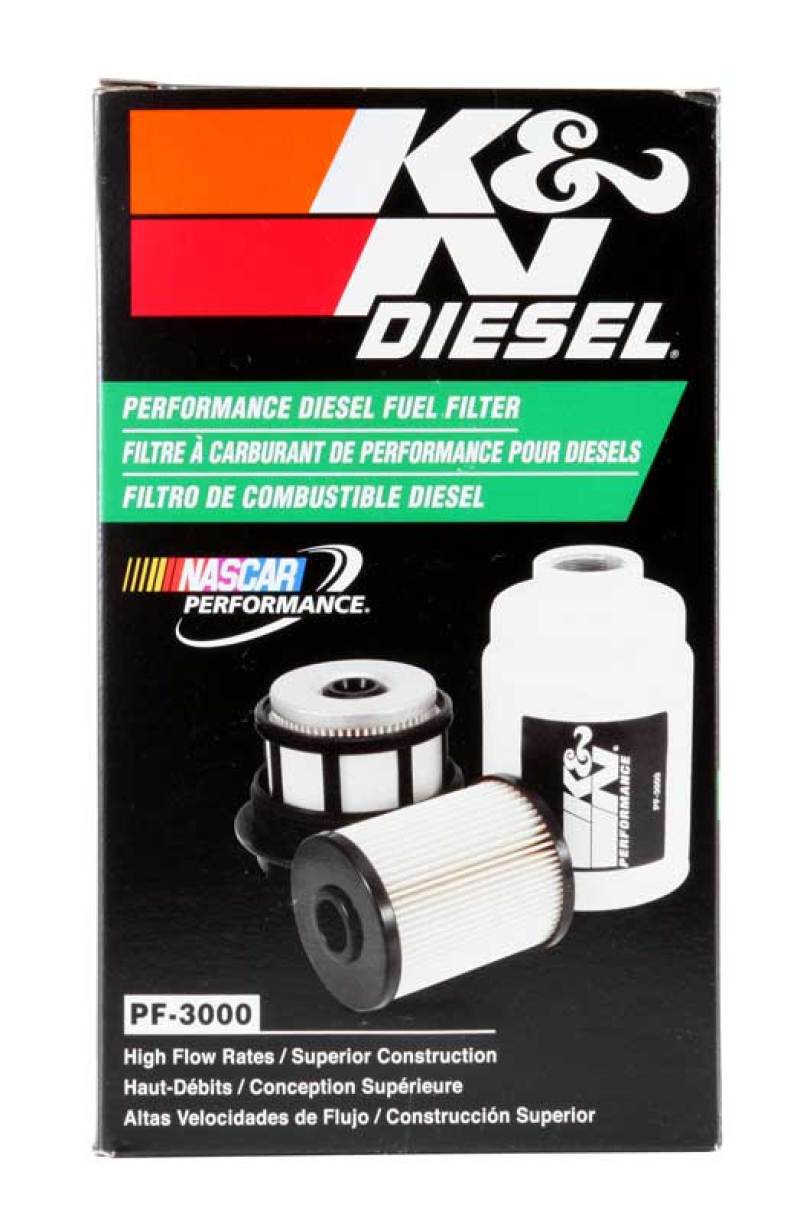 K&amp;N Cellulose Media Fuel Filter 3.5in OD x 6.281in L - PF-3000