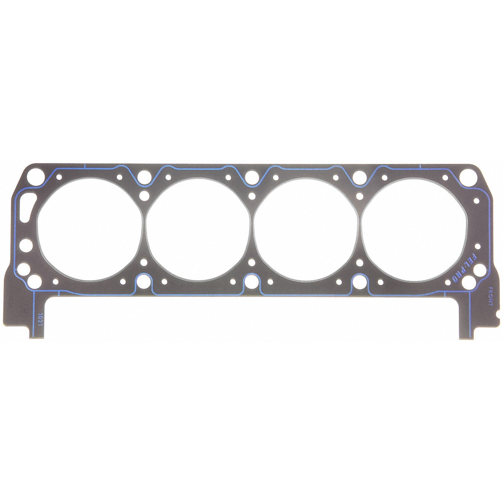 Fel-Pro 1021 Steel core laminate Engine Cylinder Head Gasket - front view
