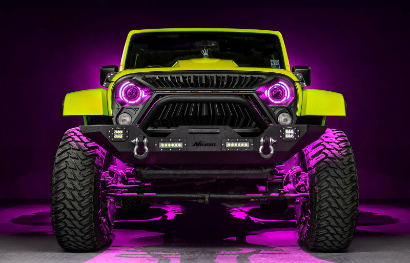Oracle Oculus 7in ColorSHIFT Bi-LED Projector Headlights for Jeep Wrangler JK SEE WARRANTY - 5876-335