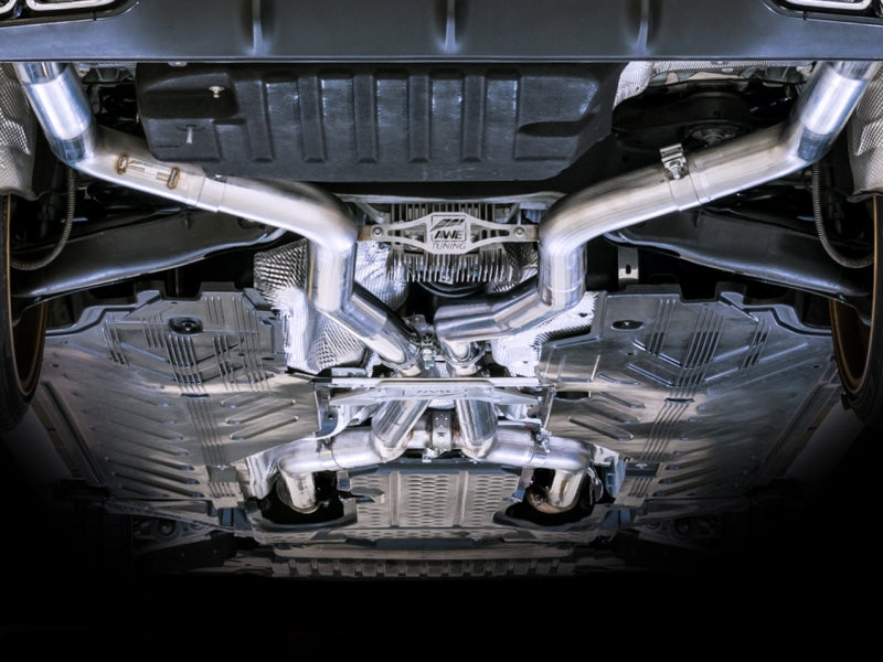 AWE Tuning 2019+ Mercedes-Benz C63/S AMG Coupe (W205) Track Edition Exhaust - No Tips - 3020-11035