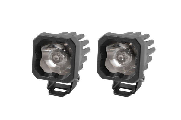 Diode Dynamics Stage Series C1 LED Pod Sport - White Spot Standard ABL (Pair) - DD6450P by Diode Dynamics - front view