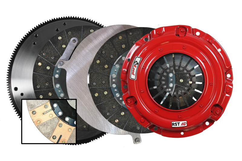 McLeod Racing RST HD Twin w/ Steel Flywheel - 05-17 Ford Mustang 4.6/5.0L 8 Bolt - 1-1/8 x 26 - 164T - 6435807MD